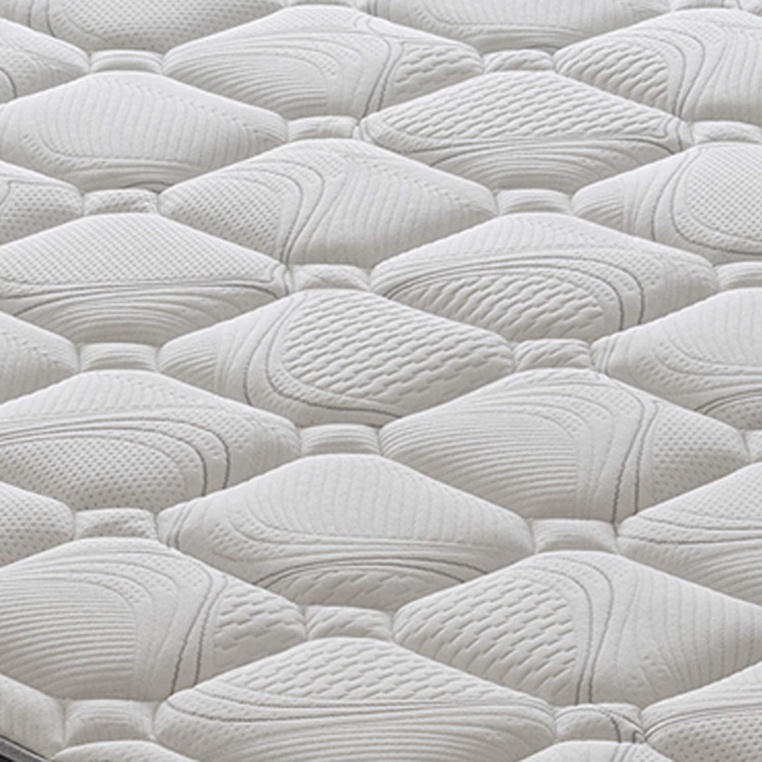 MaterassieDoghe - Colchão 140x190 de molas ensacadas, 4 cm de viscoelástico, 800 molas ensacadas, 9 zonas de conforto - 4