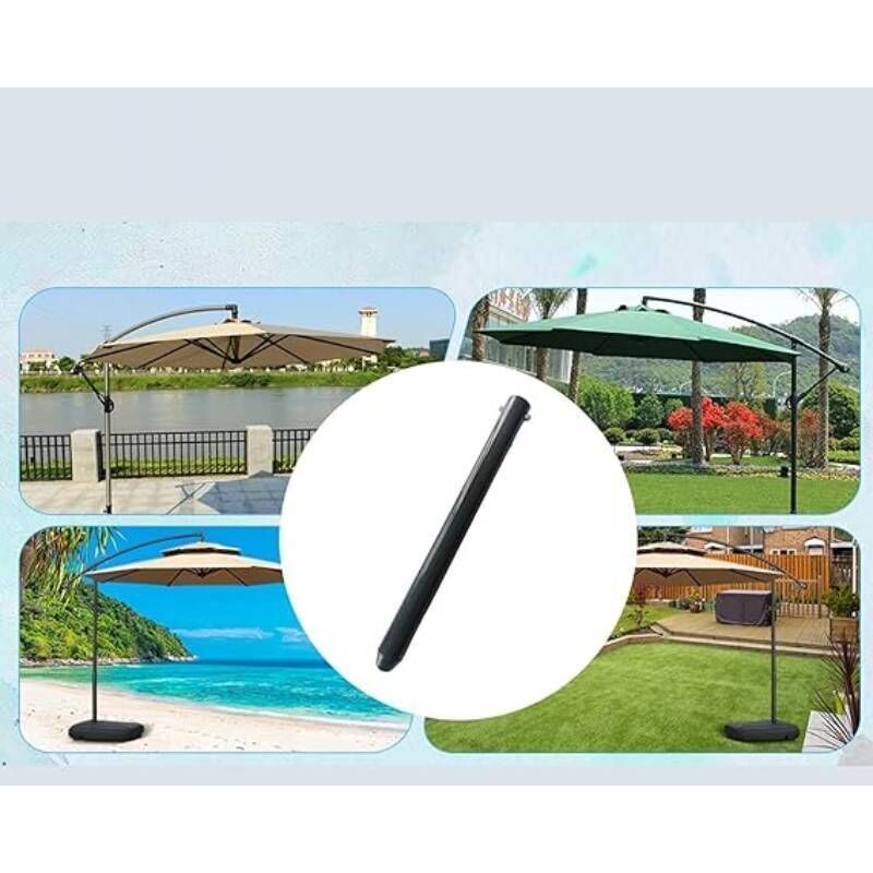 Banana Umbrella accessoires Outdoor Yard parasol grand parasol latéral parapluie colonne centrale osseuse - 4