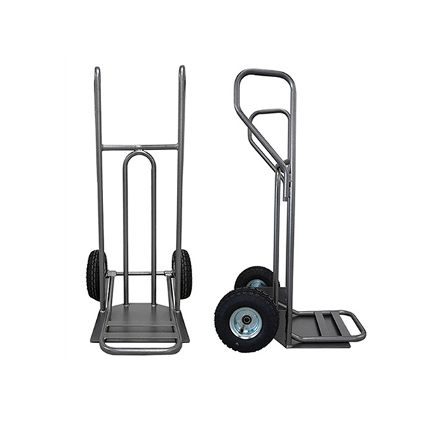 Diable - Pelle fixe 238x405mm - charge 250kg - Roues caout. élast. noir silencieux - DVPF2-RSN-BR - 5