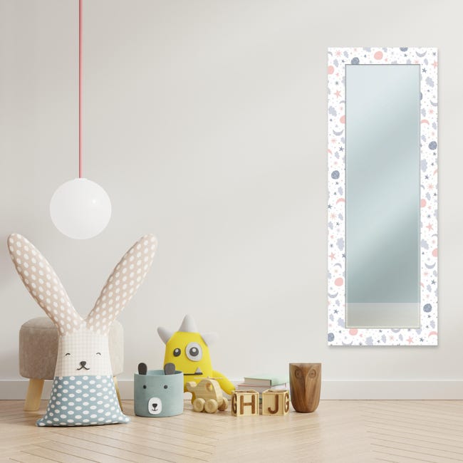 Specchio da parete lungo moderno Mirror Fantasy STELI BROWN 52x152 cm con cornice stampata, specchiera per camera da letto, soggiorno, ingresso Specchio da parete lungo moderno Mirror Fantasy STELI BROWN 52x152 cm con cornice stampata, specchiera per camera da letto, soggiorno, ingresso