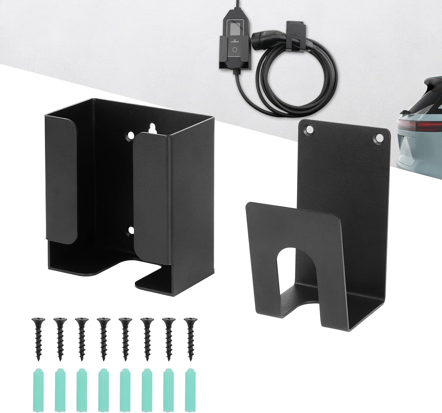 Kit de soporte para cargador de vehículos eléctricos: organizador