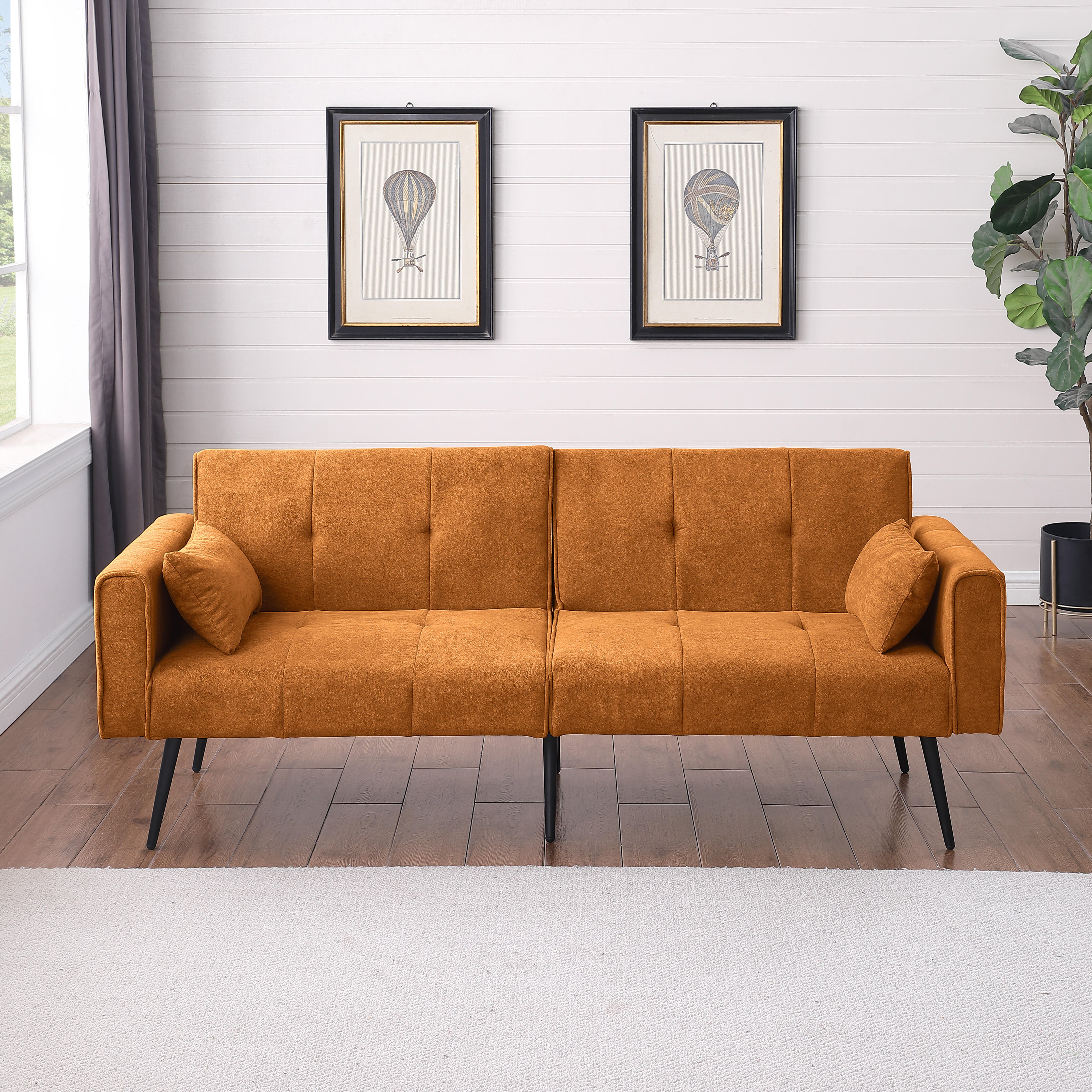 Fortuna Lai  Sofá Cama Futón Best Choice Products, 68 Pulgadas+Modular Plegable (Hogar/Espacios Compactos) , Leroy Merlin