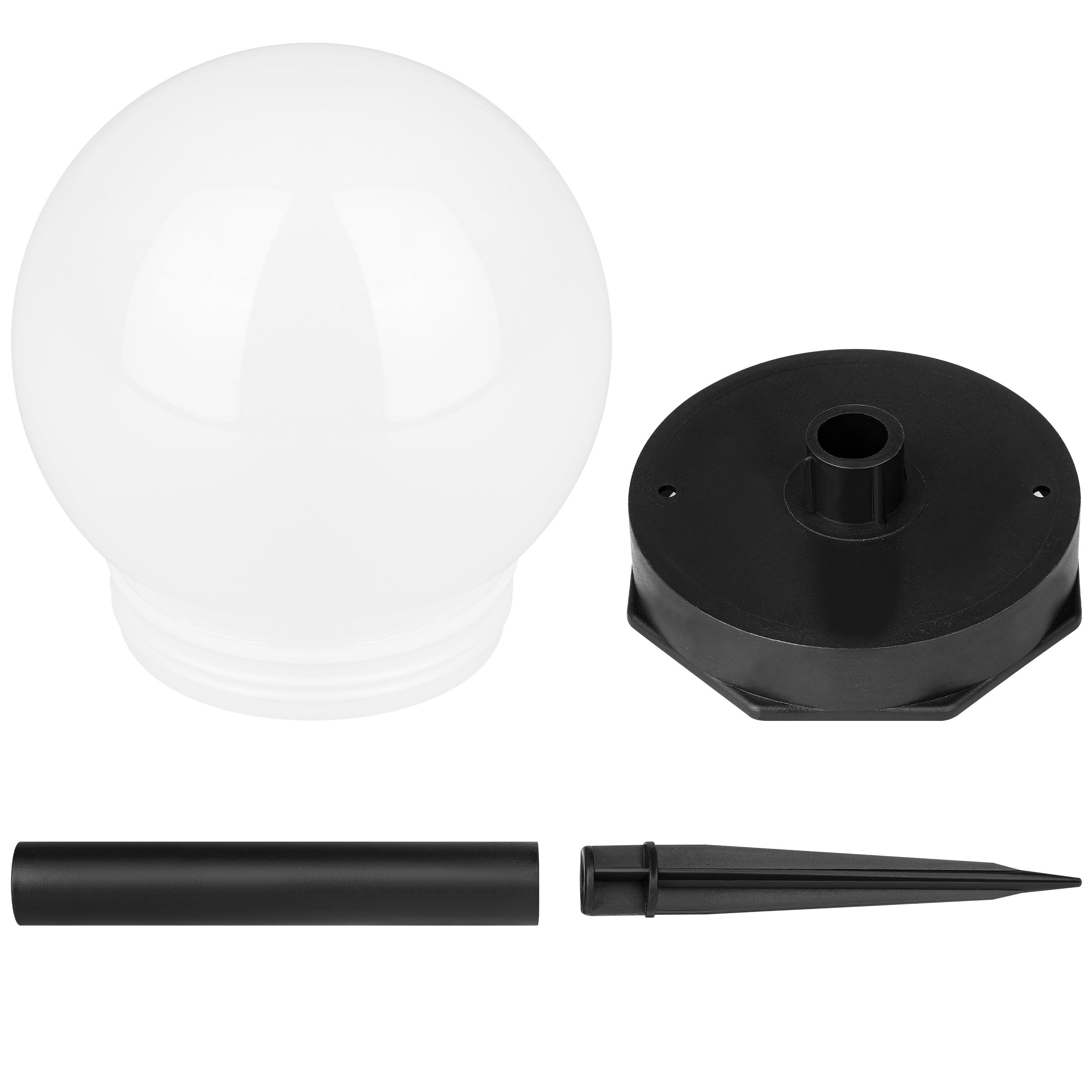 Lampa ogrodowa solarna LED kula 10cm 6000K zimna biel wbijana IP44 MasterLED - 9