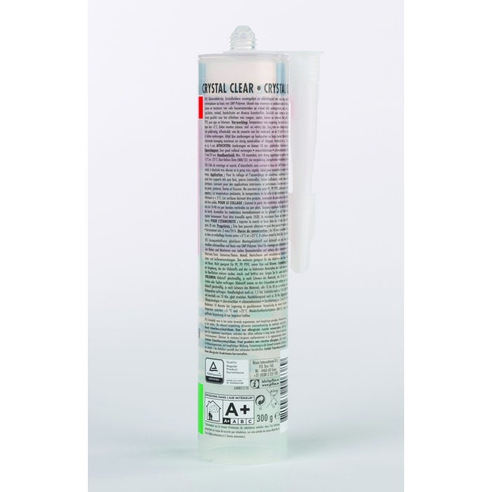 Mastic/Colle POLYMAX FIX&SEAL cristal clear cartouche 300g - 4