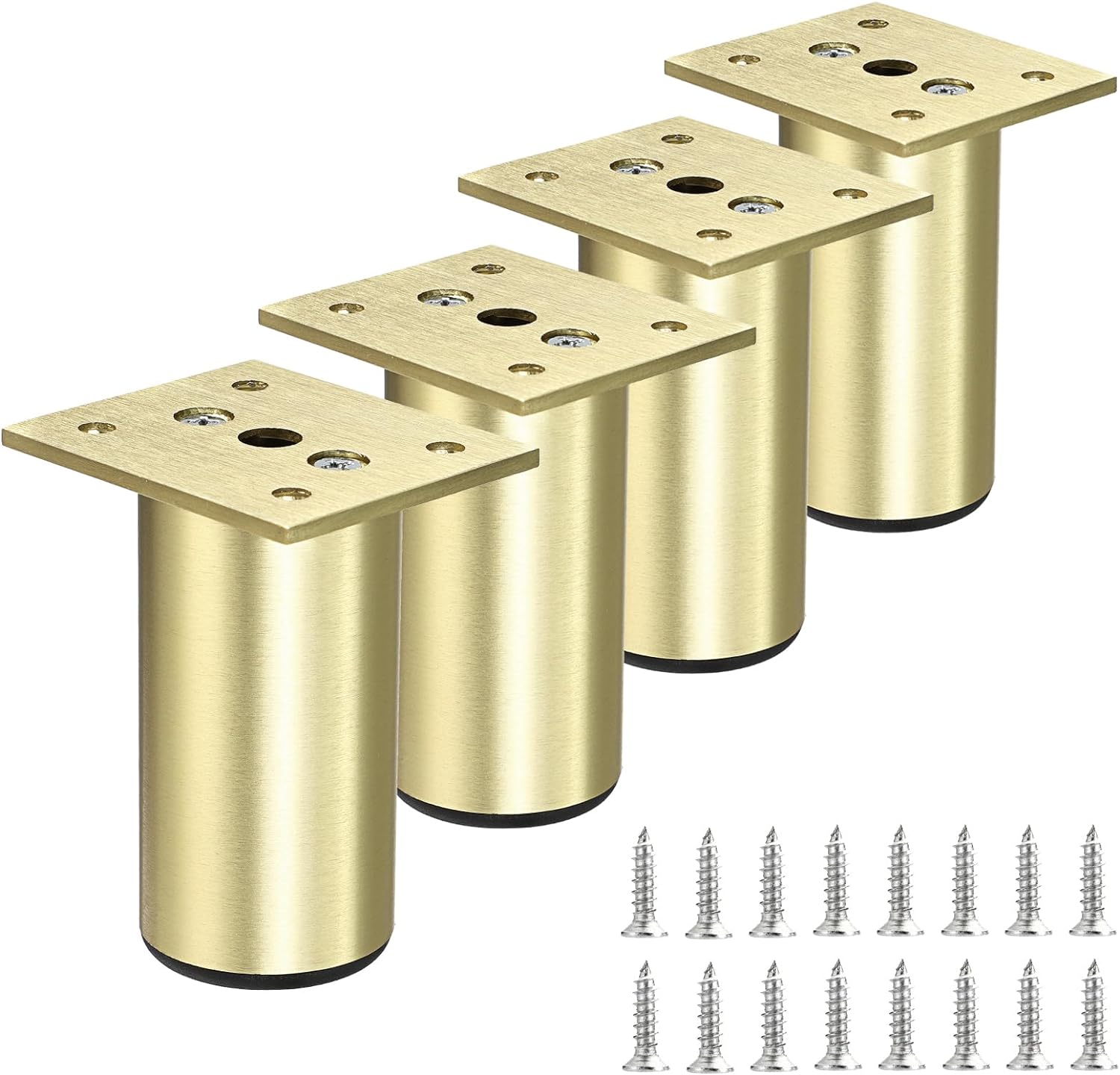 uxcell 1 paire de mâchoires d'étau en aluminium de 7,6 cm avec coussinets magnétiques en caoutchouc pour le travail du bois, le bricolage, la plomberie