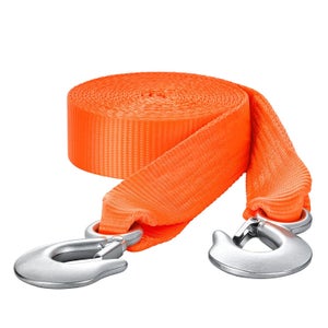 Corde de Remorquage Voiture, Sangle de Remorquage Auto 4M 5T avec 2 Crochets - Auto Corde de Remorquage Voiture, Sangle de Remorquage Auto 4M 5T avec 2 Crochets - Auto