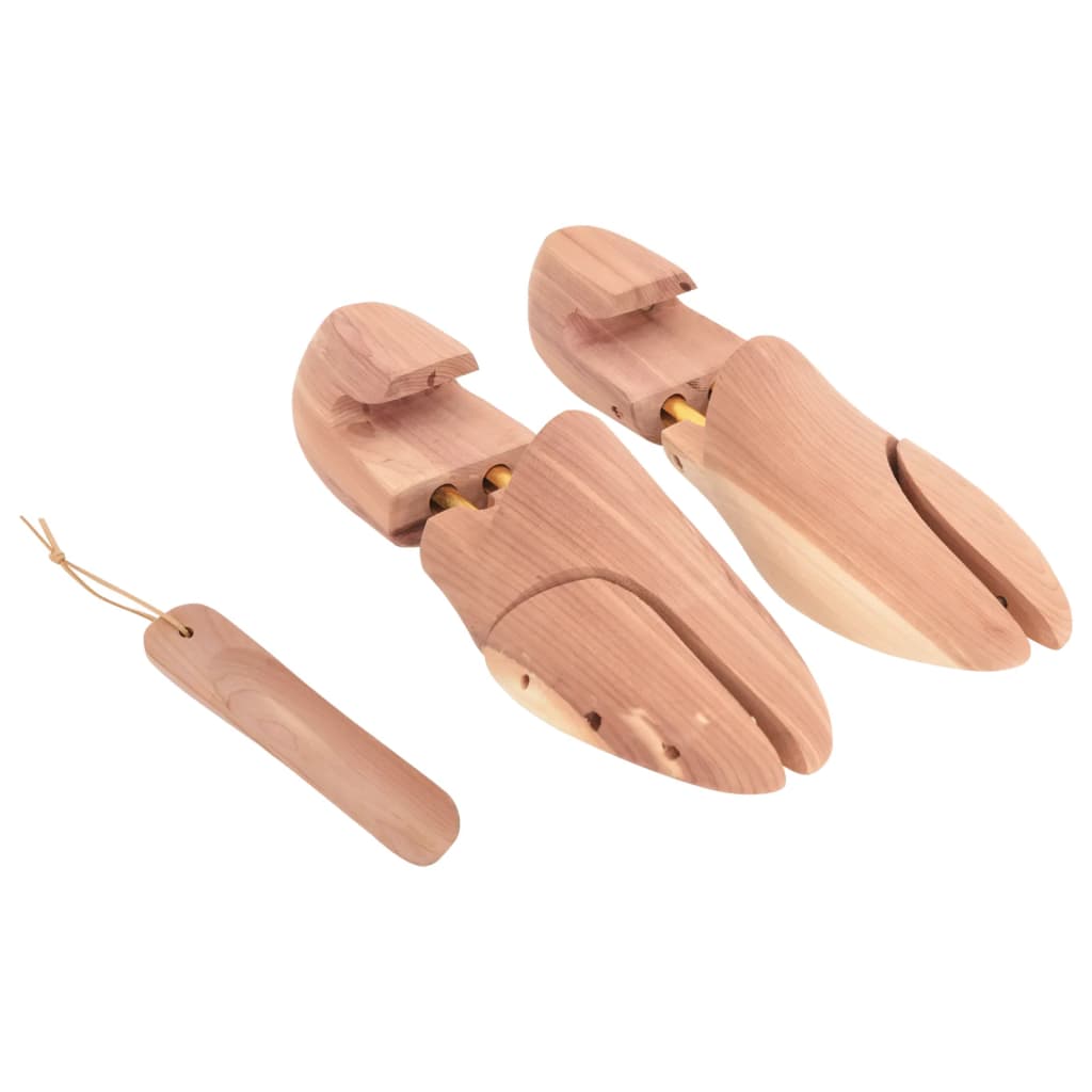 Embauchoirs à Chaussures Cèdre Réglables 41-42 - Formes Universelles Homme/Femme - Parfum Naturel Anti-Moisissure