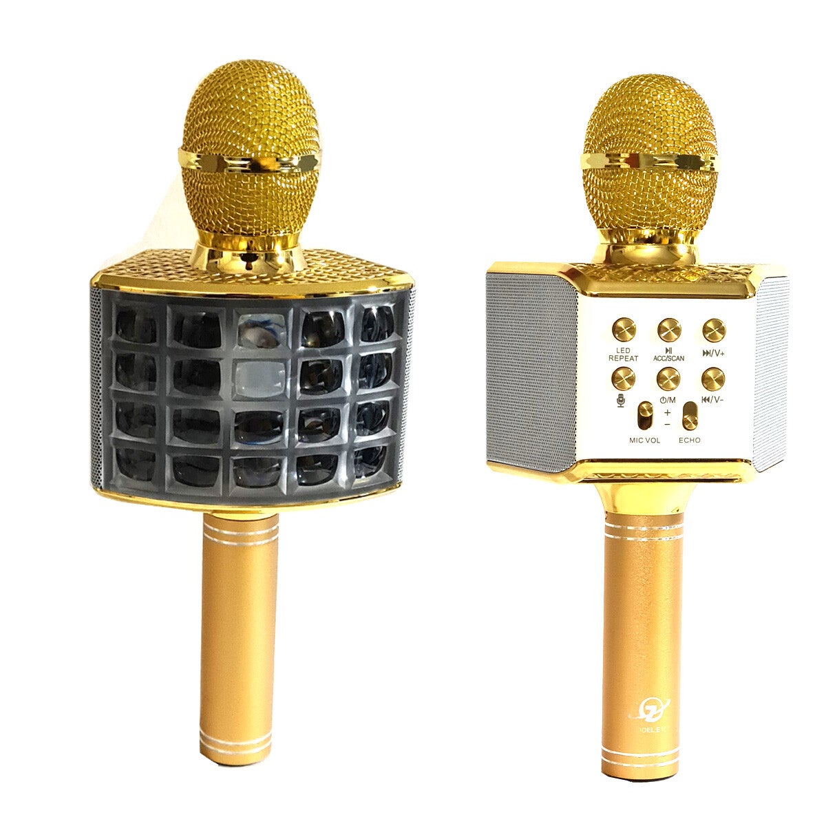 Micrófono Megáfono Speaker Bluetooth Karaoke Grabadora Proyector LED RGB - Imagen 3