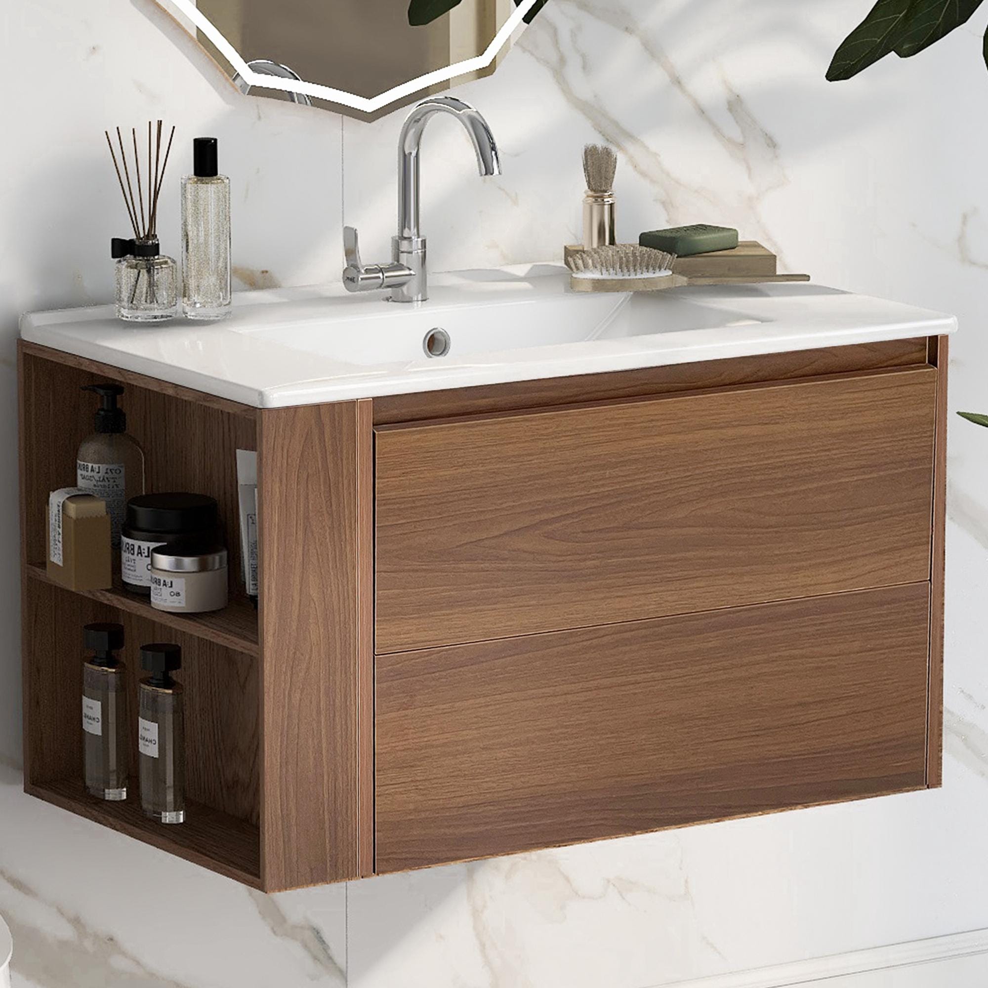 Planetmöbel Set di mobili da bagno lavabo con mobiletto 40 x Planetmöbel Set di mobili da bagno lavabo con mobiletto 40 x