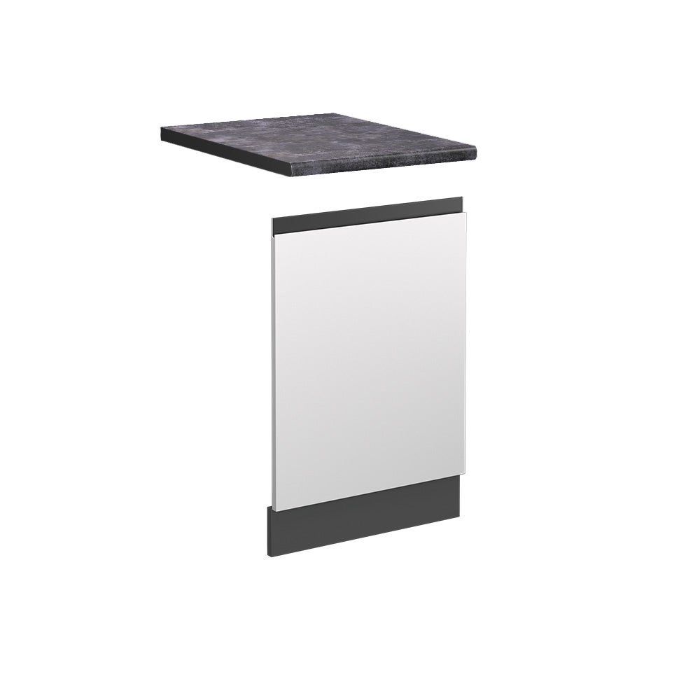 Vicco Panel przedni R-Line, Biały, 45 cm J-Shape, BP Antracyt