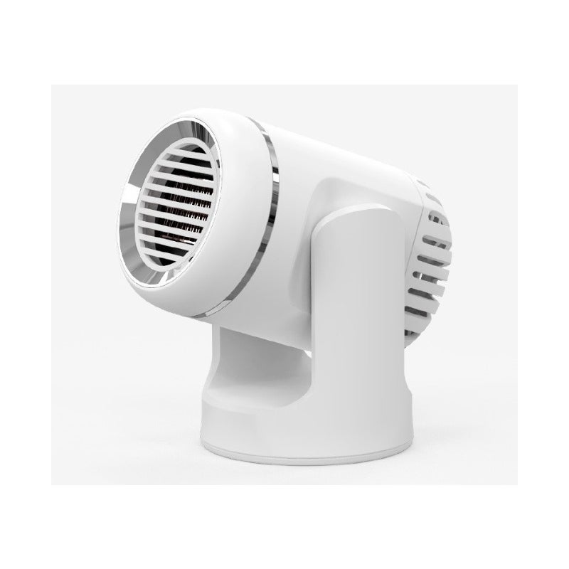 Biały grzejnik samochodowy - 12V, obrotowy 360°, z wentylacją i zabezpieczeniem przed przegrzaniem; czarny - 12V