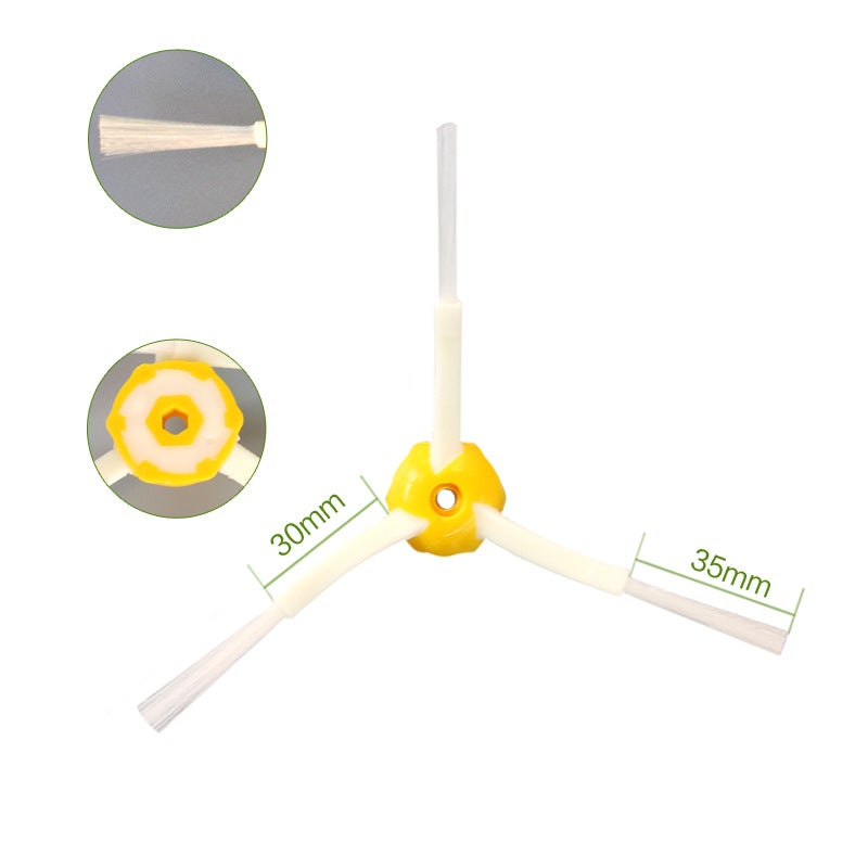 Kit d'accessoires Compatible avec iRobot Roomba 500/600/700 - Lot de 6X Brosse latérale aspirateur Robot - Kit de Remplacement Nettoyage - 4