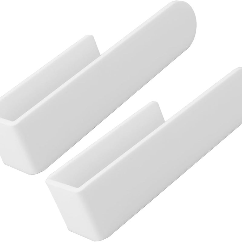 2szt. samoprzylepny wieszak na ręczniki bez wiercenia na ścianie, drążek łazienkowy do łazienki, kuchni, naczyń (biały)