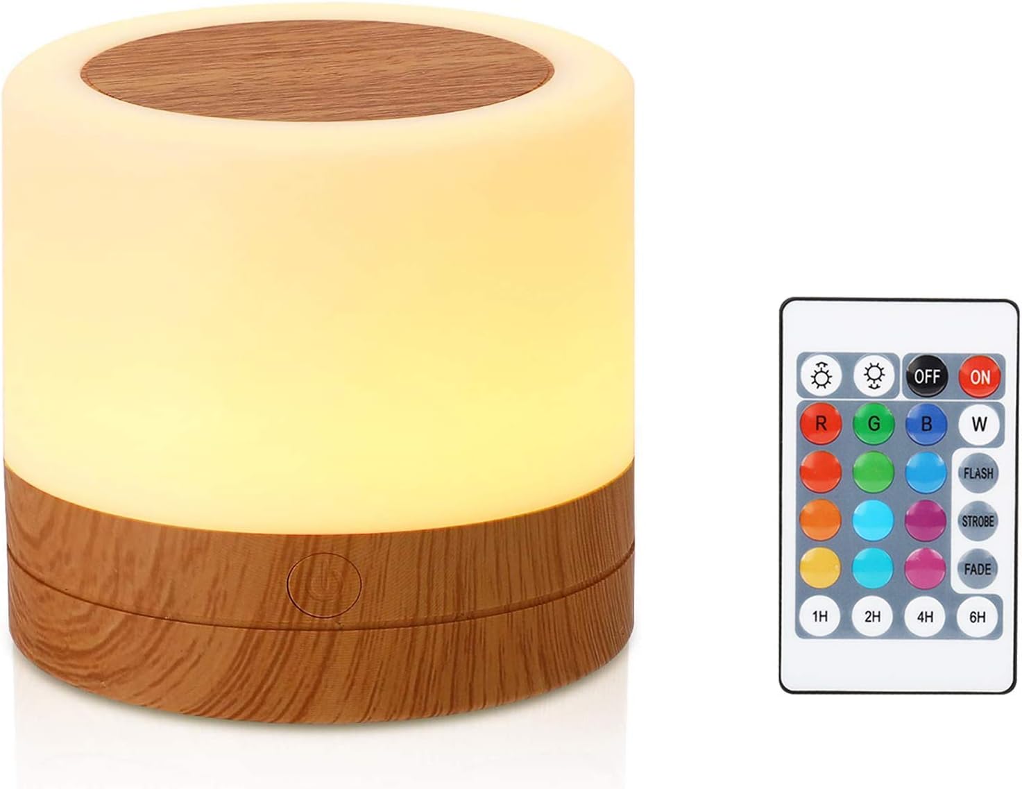 Veilleuse, Mini Lampe de Chevet Multicolore à 360°, Lampe Nuit