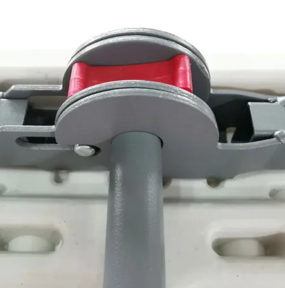 Table pliante 122x61xH74 cm Camping blanc - 4