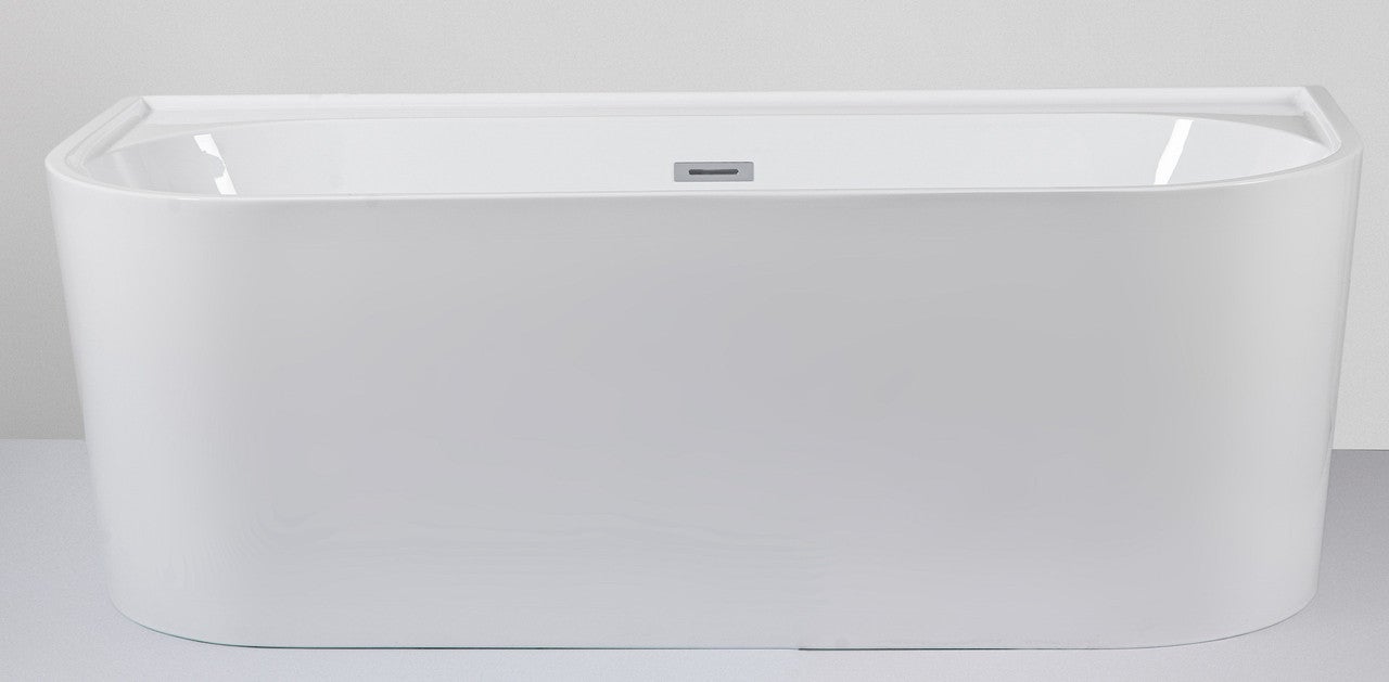 Baignoire îlot avec vidage – 170 x 75 cm – Blanc brillant – OLIVIA - 5