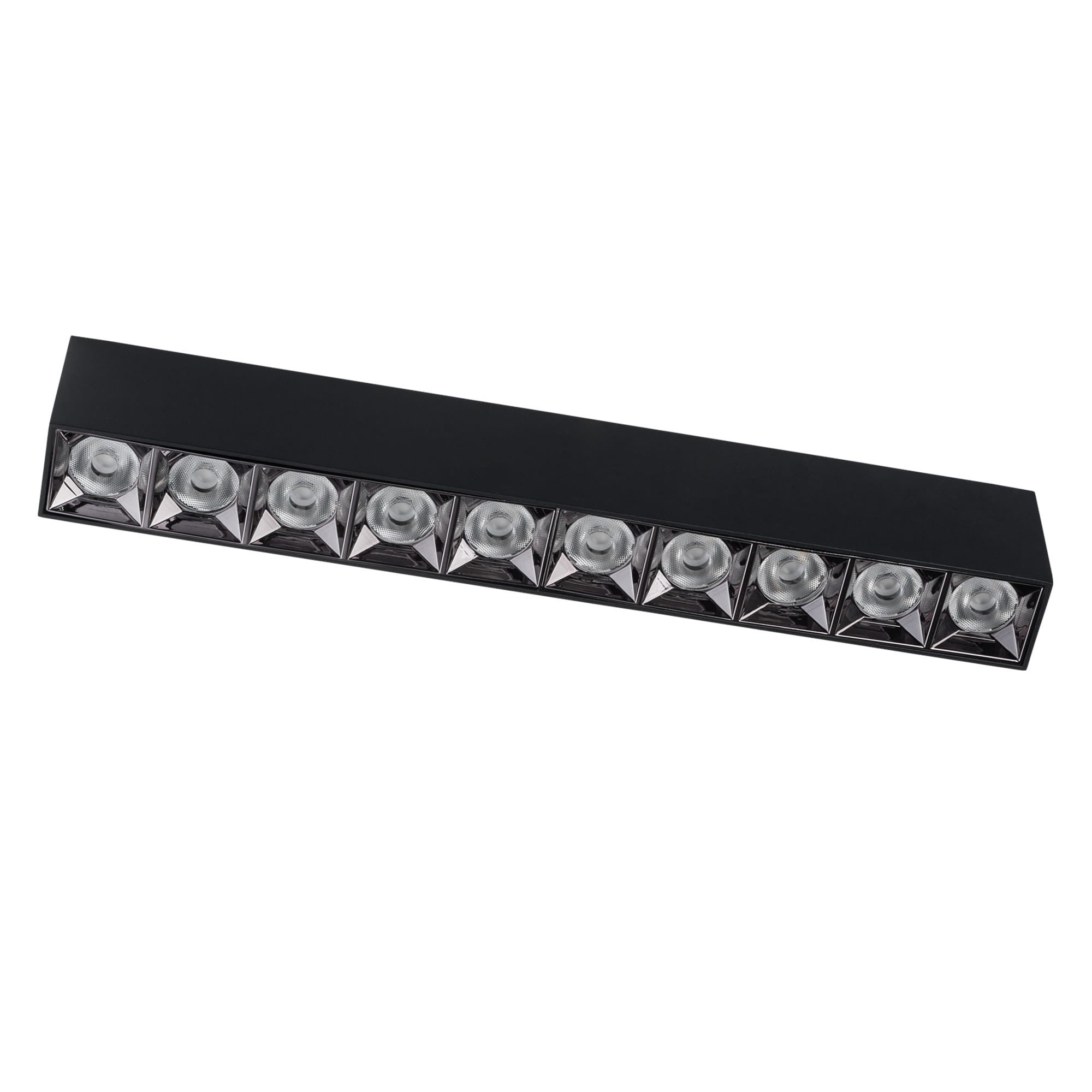 Reflektor sufitowy spot natynkowy prostokątny Midi czarny LED 40W 4000K 3500lm aluminium Nowodvorski Lighting