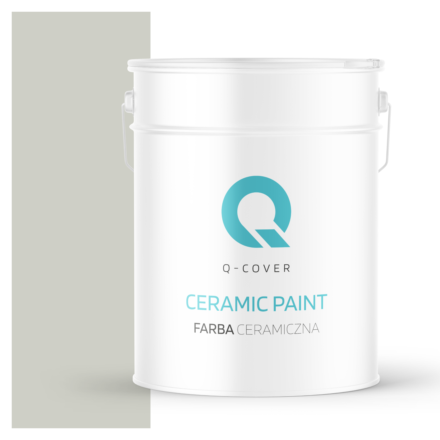 Farba Ceramiczna Do Ścian i Sufitów Q-Cover Khaki jasny H1762 Głęboki Mat 10L