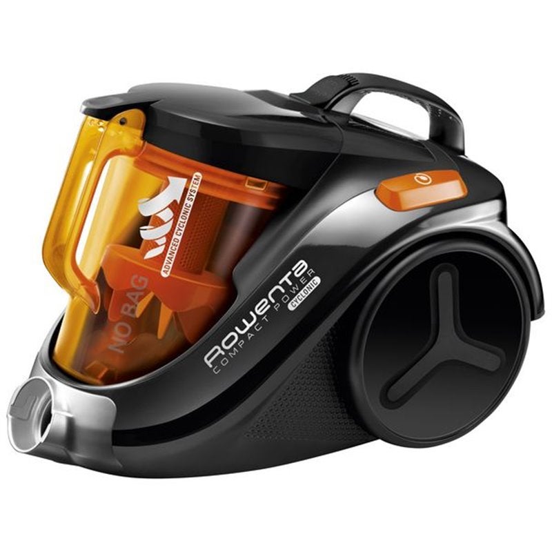 Rowenta Negro/Naranja Aspirador Sin Bolsa Powercyclonic Ro3753 - Imagen 2