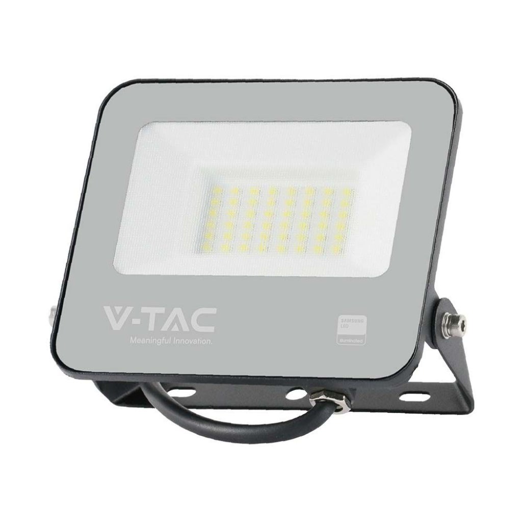 Reflektor LED SMD Samsung Chip 185LM/W 30W Kolor czarny 6500K IP65