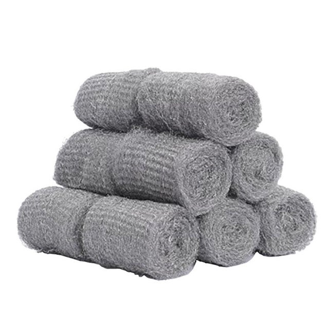20 esponjas de acero inoxidable para limpieza de cocina, esponjas de fregar, estropajos de lana de acero para cocinas y baños.
