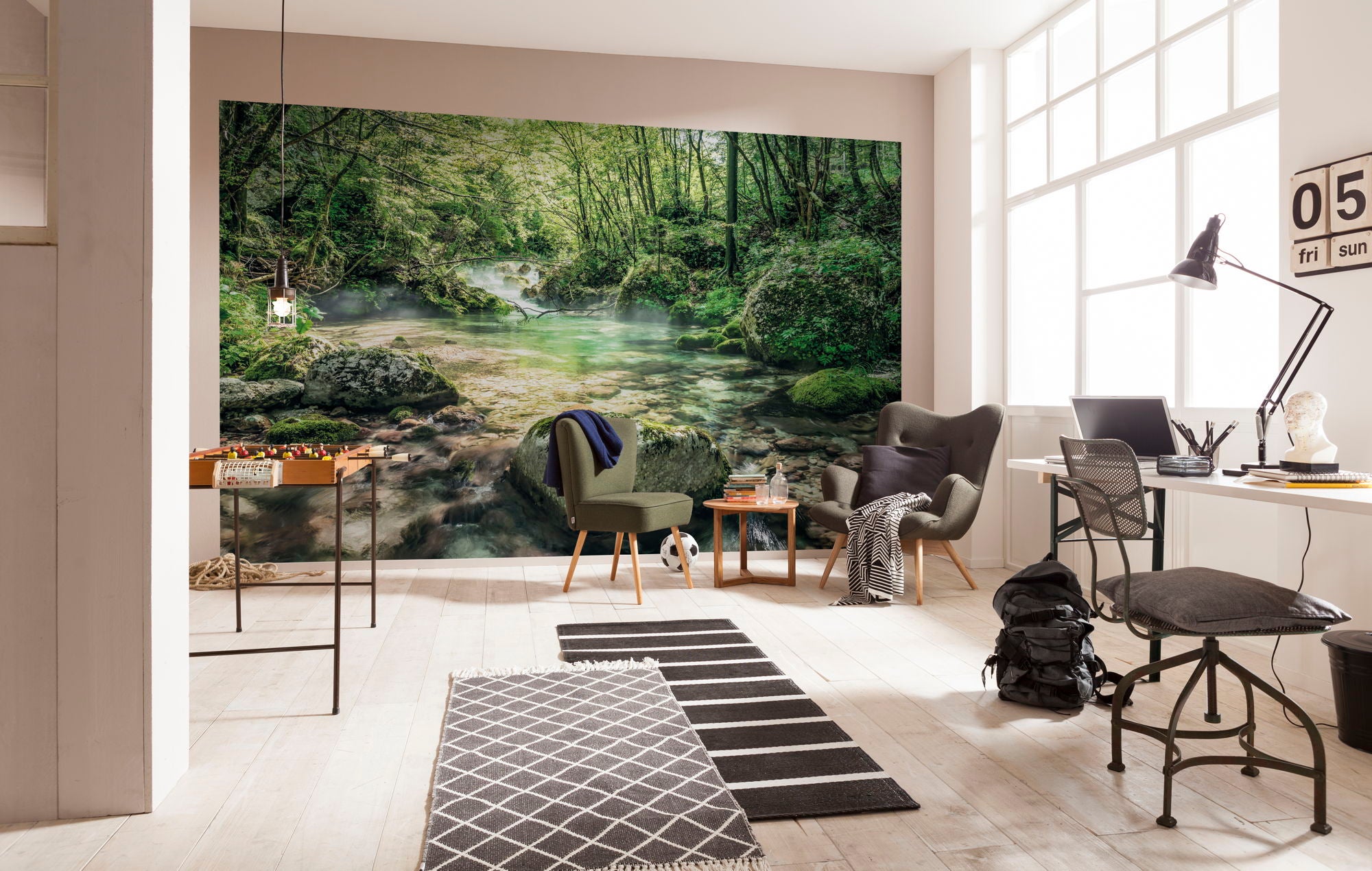 Fototapeta krajobraz zielonym - 400 x 250 cm - SANDERS &amp; SANDERS