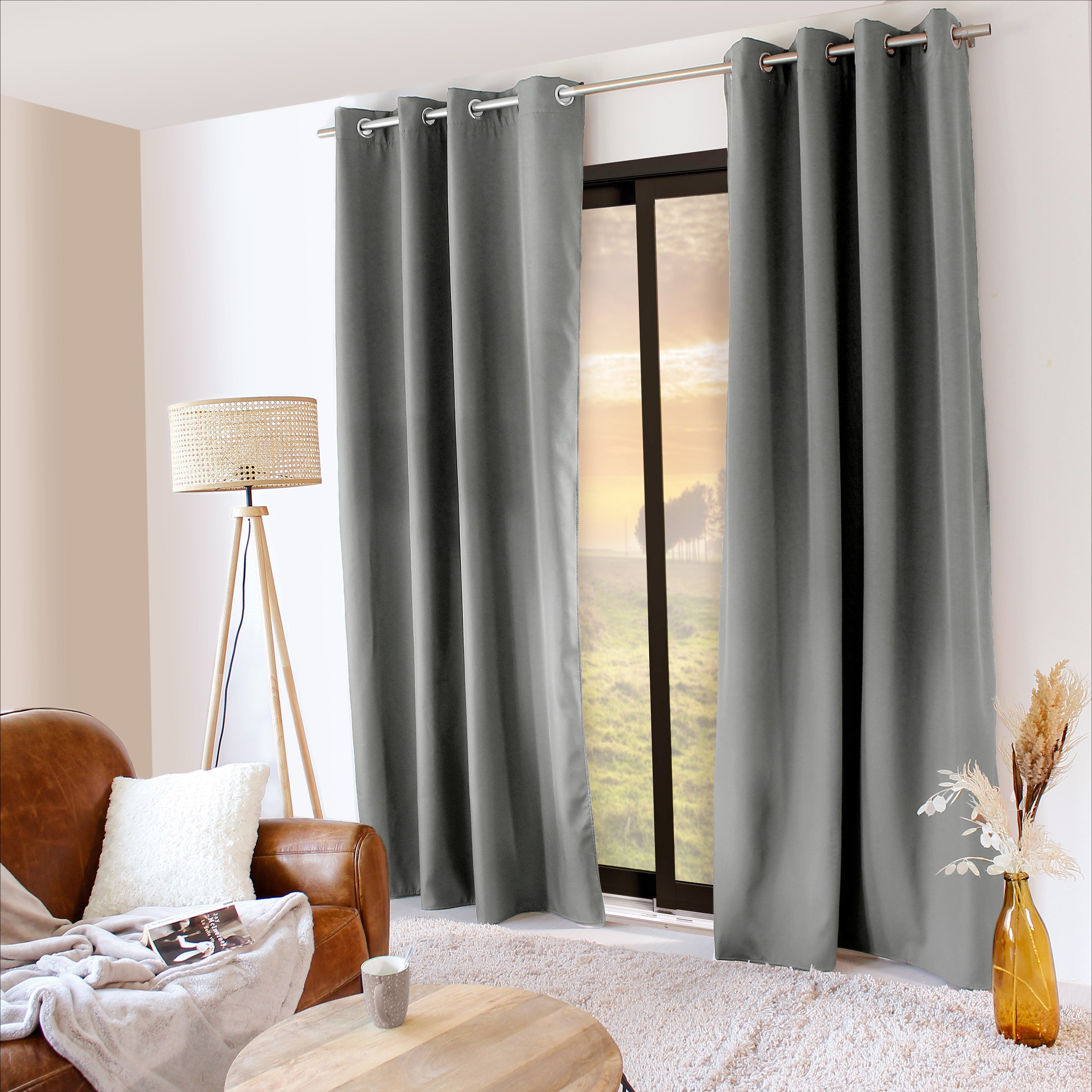 Rail Rideau Plafond Flexible 5 Mètres - PVC Renforcé Acier, Pliable, Kit Complet Avec 80 Accessoires