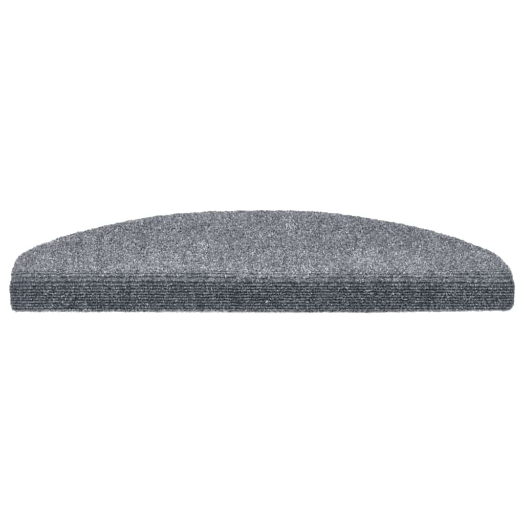 Tapis d'escalier auto-adhésifs 30 pcs | Paillasson d'escalier | Tapis de marche gris clair 65x21x4 cm CFW718510 - 3