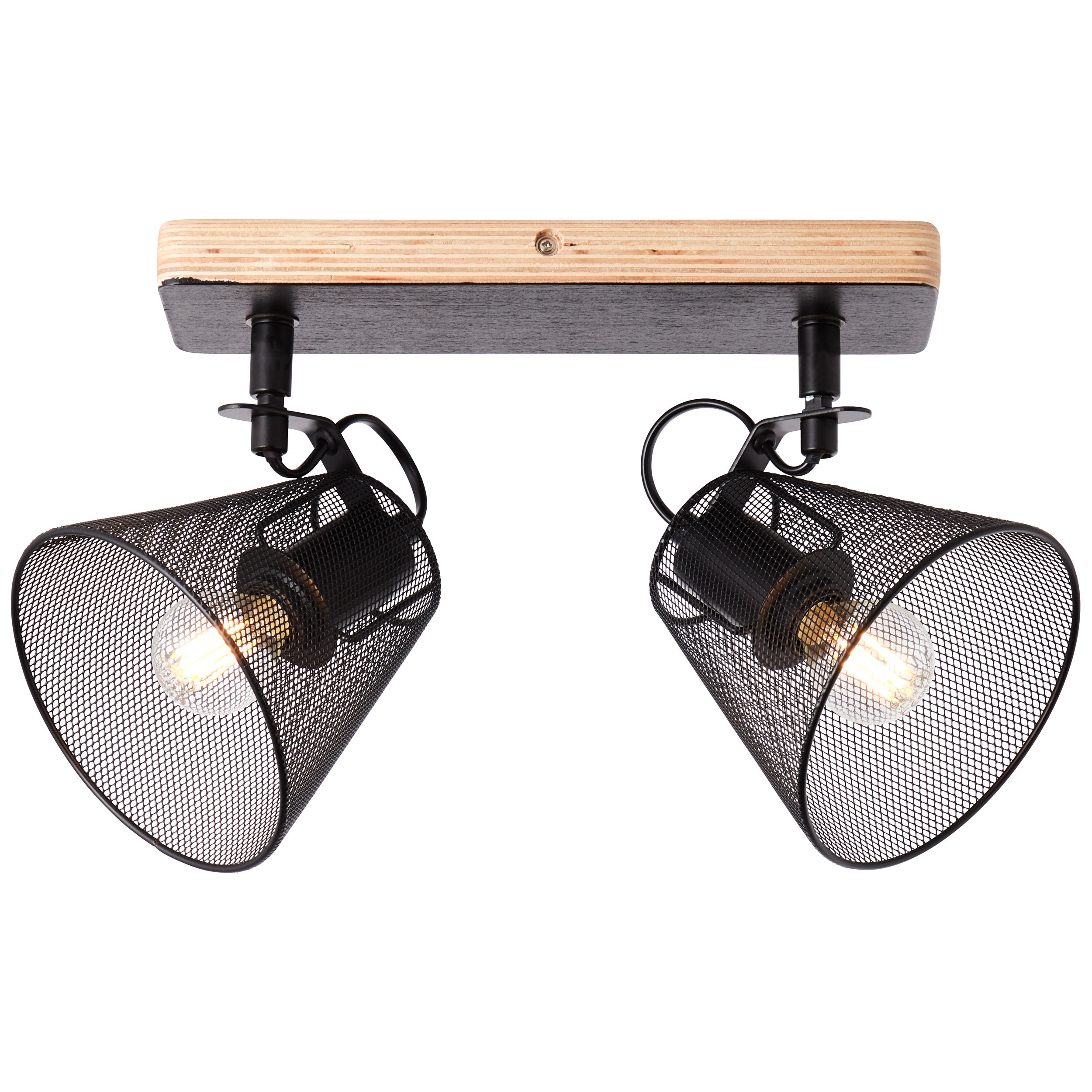Zewnętrzna lampa ścienna LED Brilliant Tursdale w kolorze piaskowo-czarnym, aluminium/plastik, 4x zintegrowane diody LED, 14 W (strumień świetlny: 140