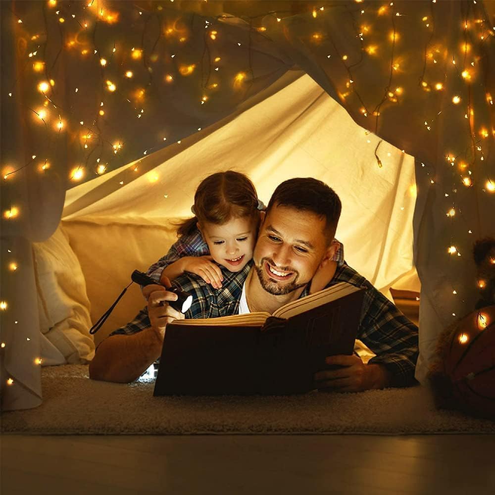 Guirlande 10M 100 LEDs Etanche, Guirlandes Lumineuses Micro LED Decoration - Alimenté par USB (Blanc chaud) - 3