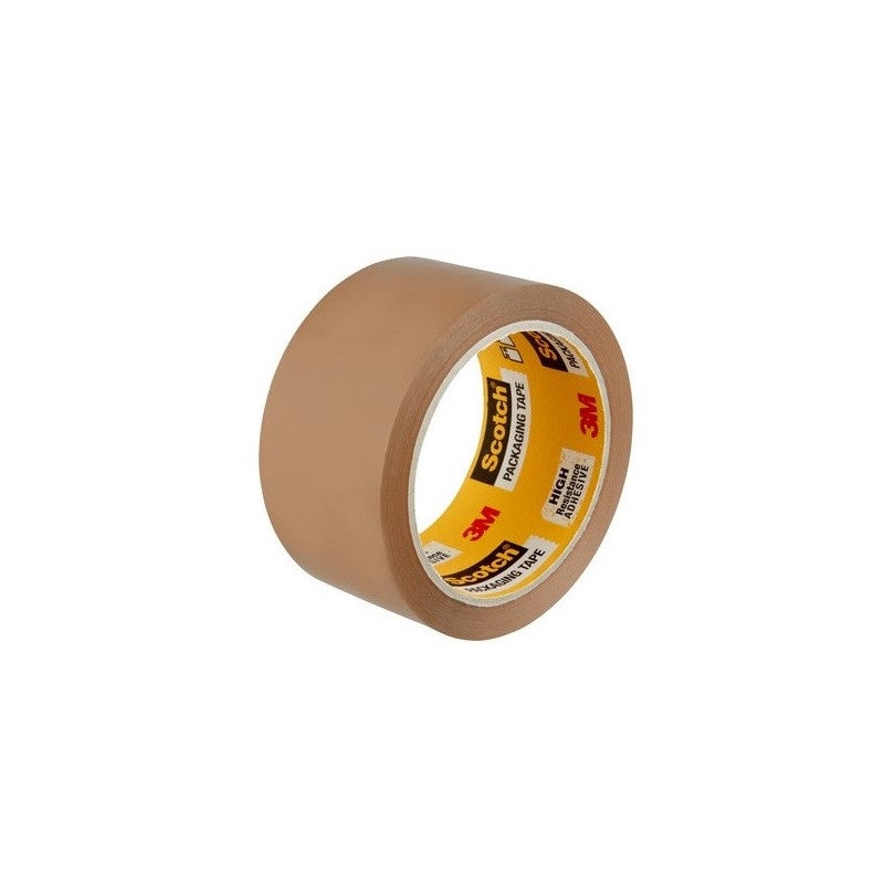 Ruban Scotch adhésif d'emballage haute résistance heavy brun foncé ou transparent 50mmx50m - 2