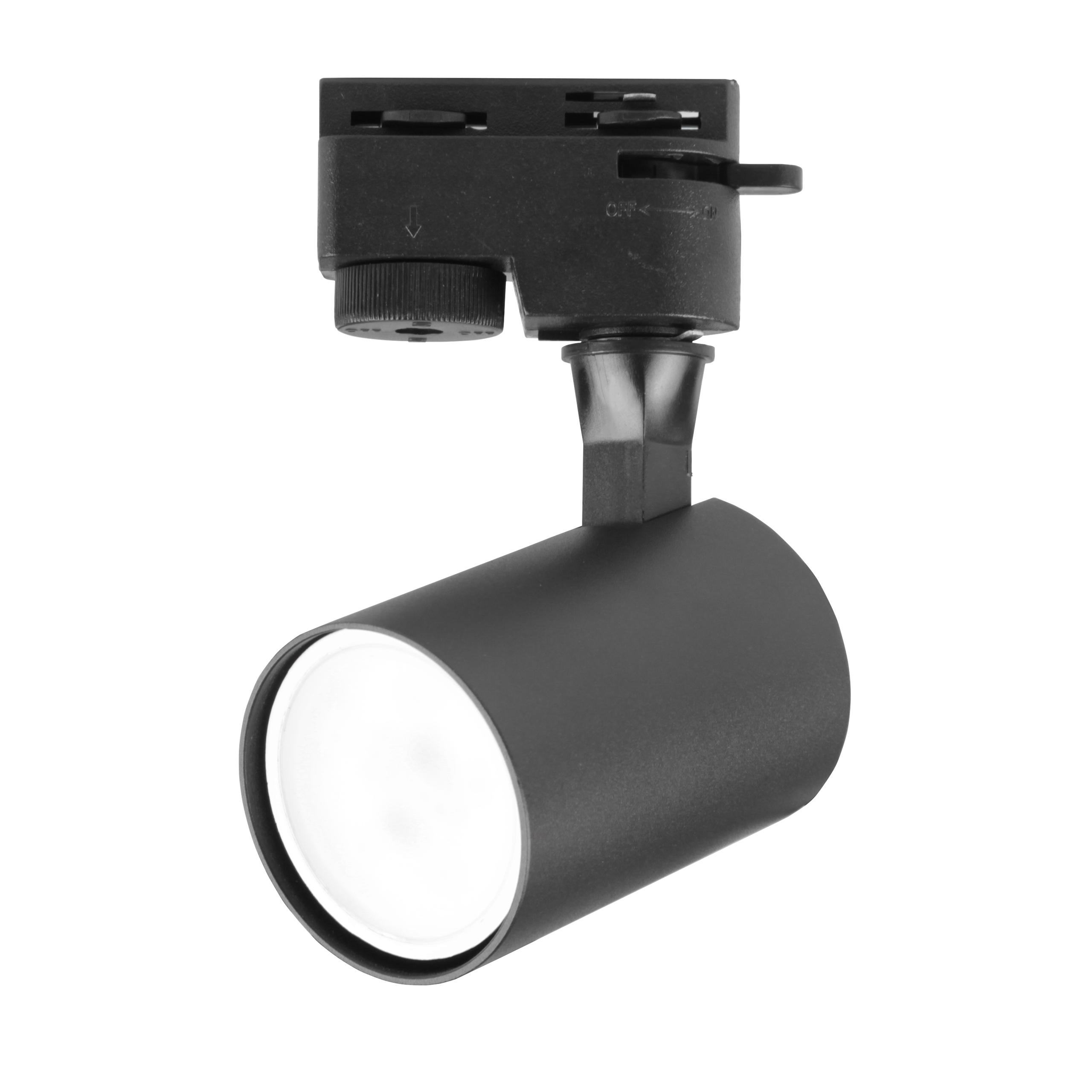 Reflektor szynowy GU10 LED 1-fazowy Elion IP20 lampa oprawa na szynę czarny MasterLED