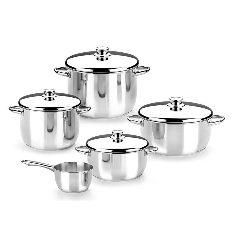 Batería cocina monix optima 5 piezas con tapa