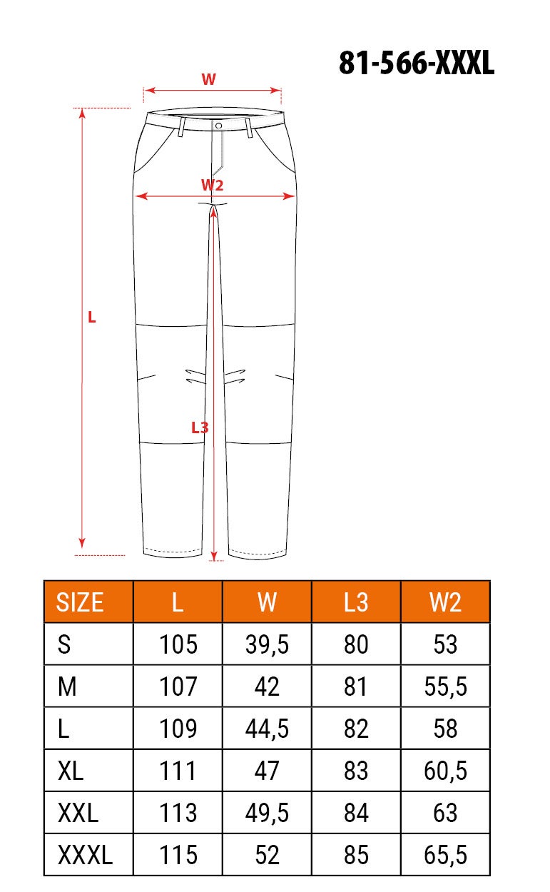 Spodnie robocze softshell, r. XXXL NEO TOOLS - 3