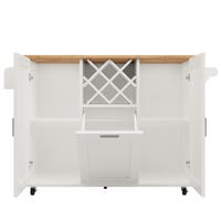 Carrello Da Cucina 118-180x50x94cm Con Tavolo Da Pranzo Estensibile, Credenza Buffet Madie Mobile Da Cucina Mdf Naturale Bianco 87134695 Carrello Da Cucina 118-180x50x94cm Con Tavolo Da Pranzo Estensibile, Credenza Buffet Madie Mobile Da Cucina Mdf Naturale Bianco 87134695