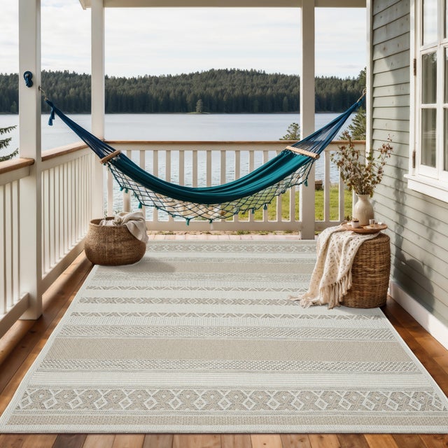 Tapis Paradis 160 X 229 Cm De Transition Evadne Marron - Tapis salon et