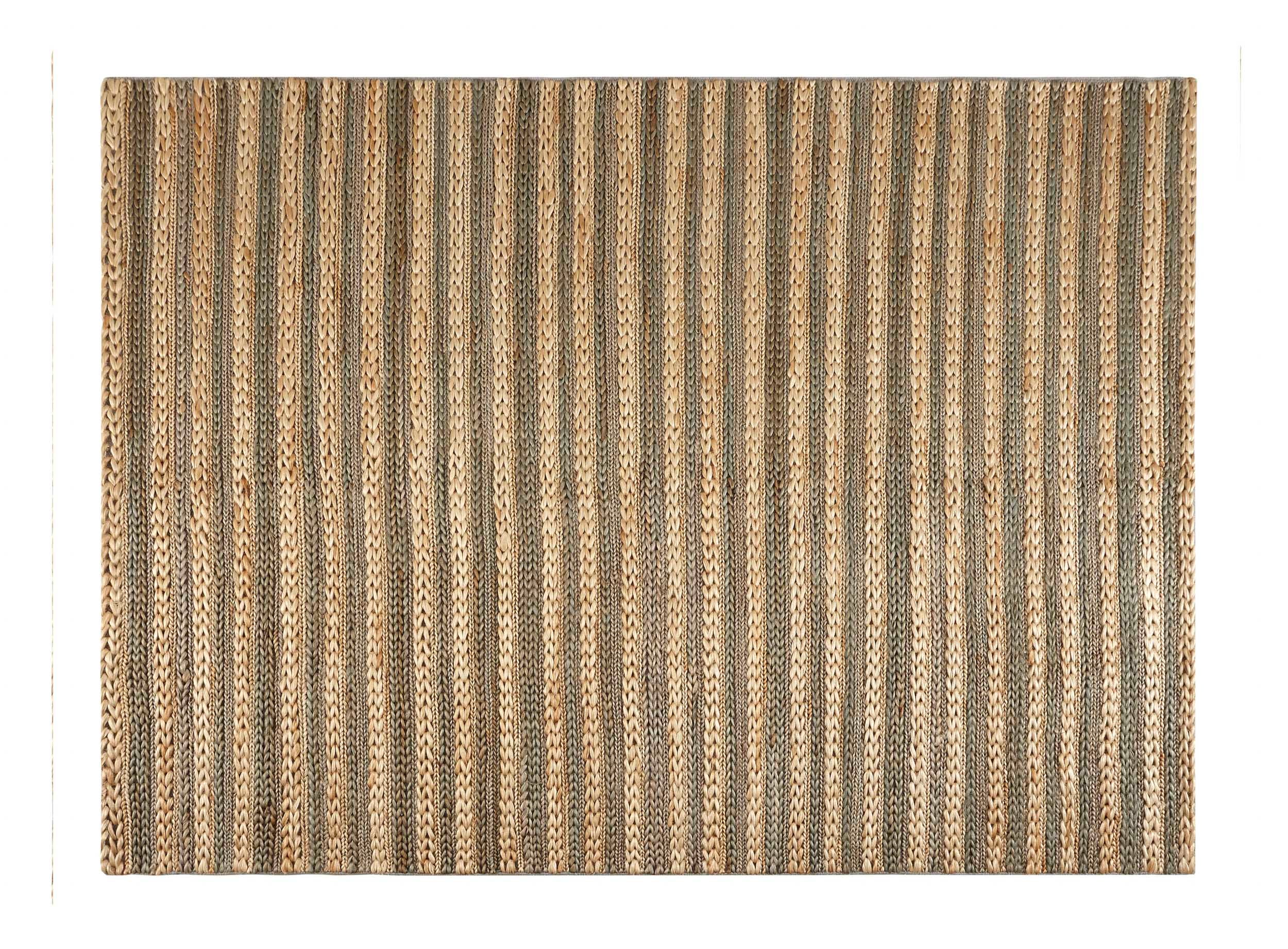 Dywan LINEA NATURAL szary i beżowy 120x170 cm – Ręcznie wykonany, elegancki do salonu