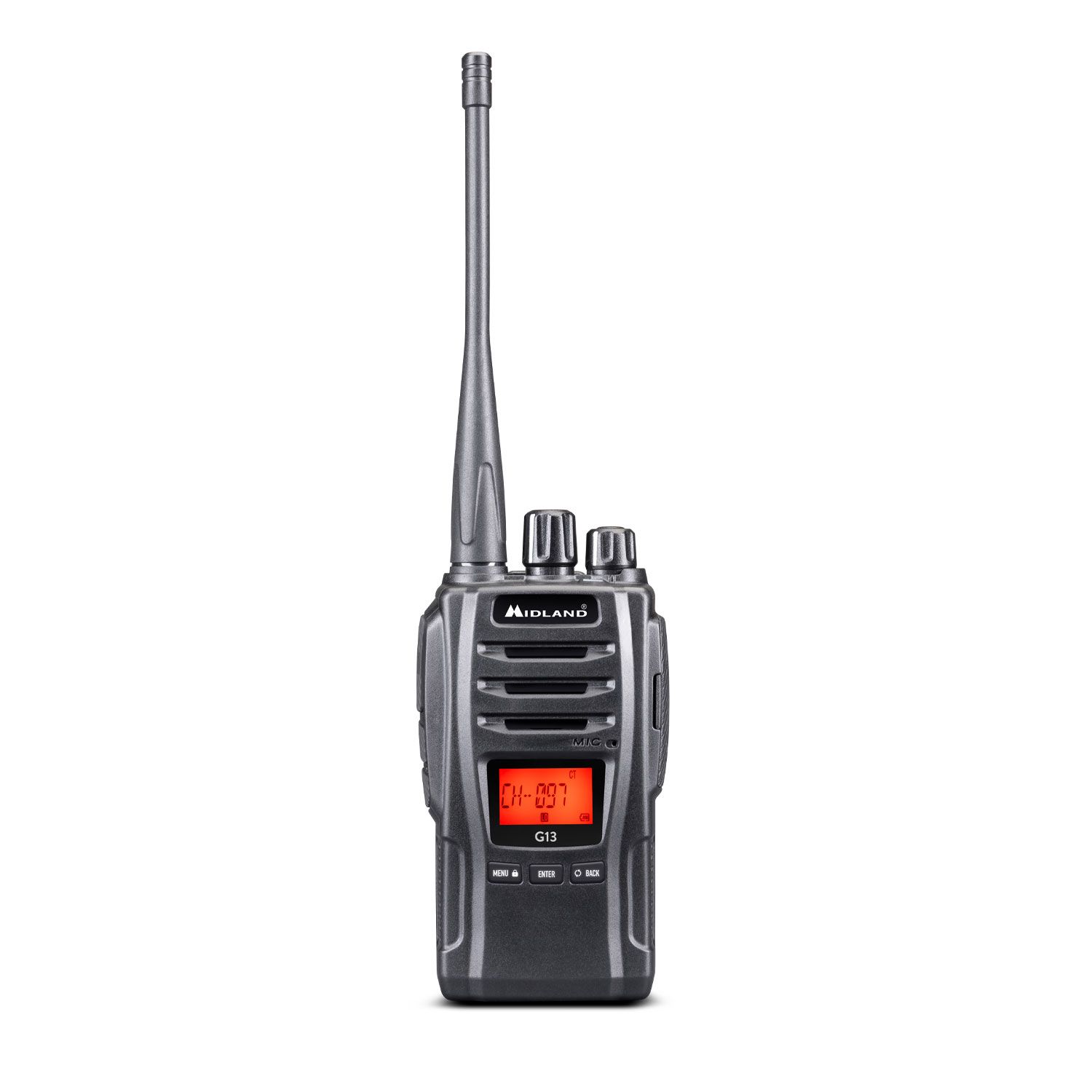Midland - Walkie Talkie G18 PRO, UKCA Certified Walkie Talkies, 99 PMR446 Channels, UK Plug