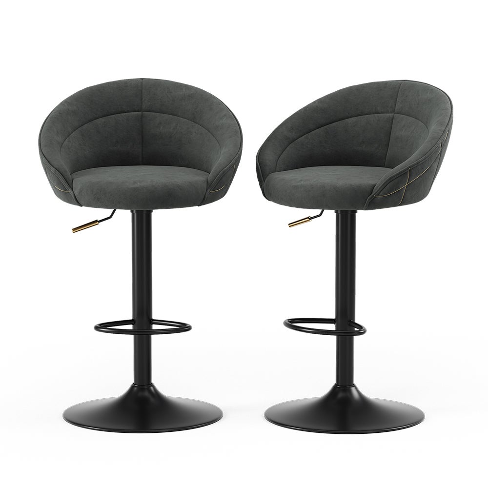 Vicco Stołek barowy Goldamo, Antracyt, 58.5 x 84.5 cm Zestaw 2 sztuk