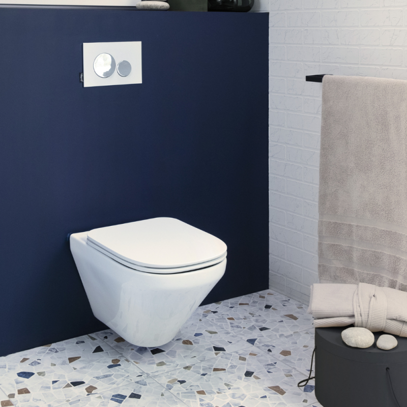 Pack WC suspendu sans bride JACOB DELAFON Modern Life abattant