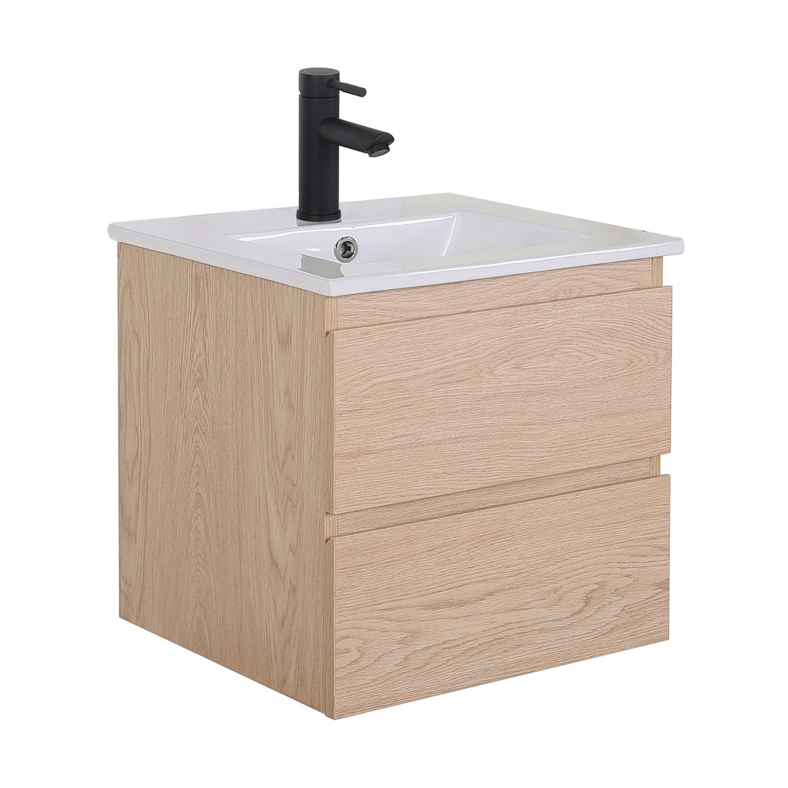 Meuble vasque SORRENTO 45cm et robinet noir - 2
