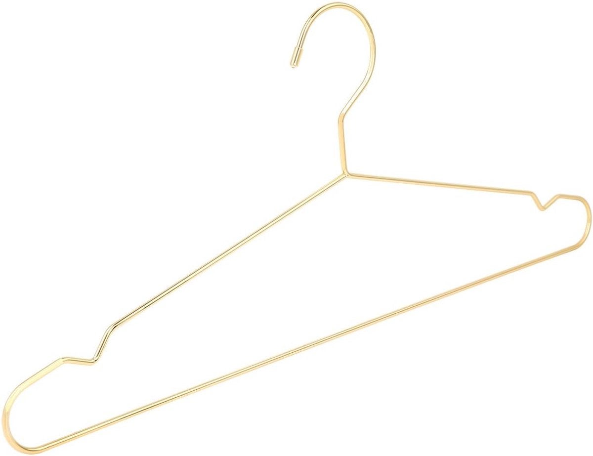 Umerașe metalice rezistente, 43 cm, umerașe standard pentru costume, umerașe pentru cămăși și rochii, pachet de 30, aurii 30buc