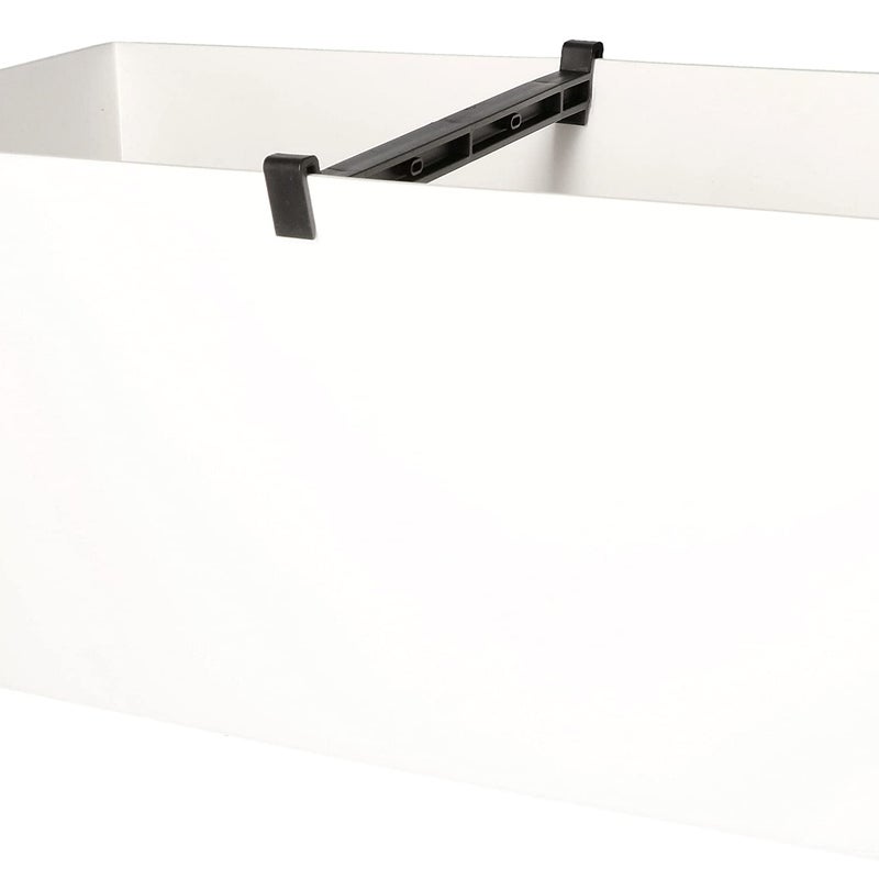 Doniczka donica skrzynka 400x216x200 mm biała - KOTARBAU