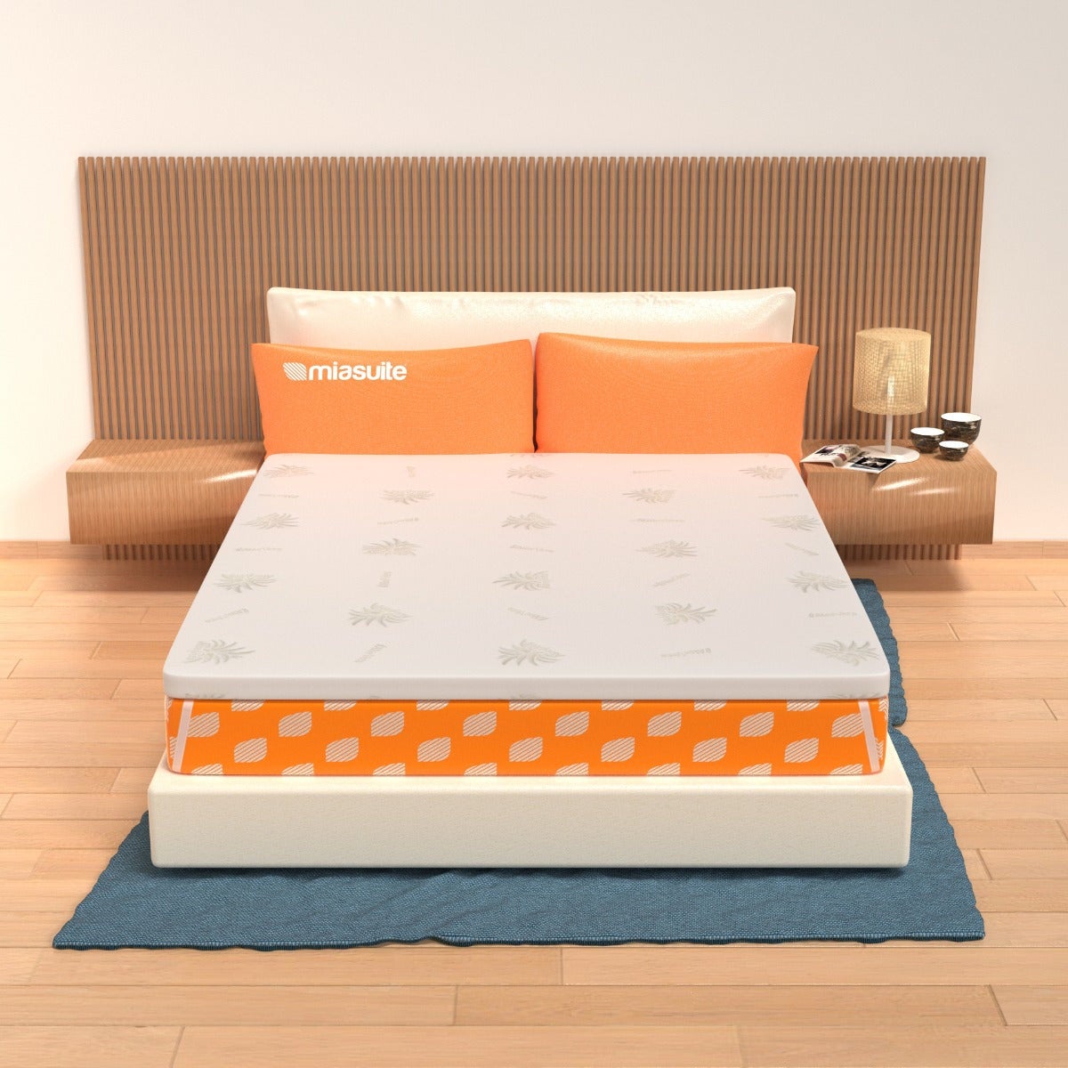 Dmora - Matelas simple Dmercat, Matelas déhoussable en Memory Foam et