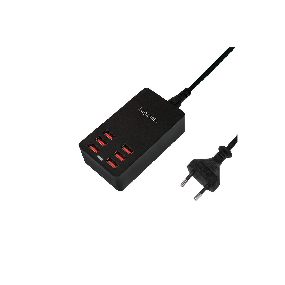 Ładowarka USB LogiLink PA0139 32 W 6 portów Czarny