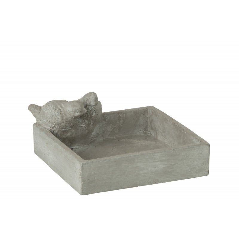 Bassin carré en ciment gris 22x20x10 cm Leroy Merlin — free download