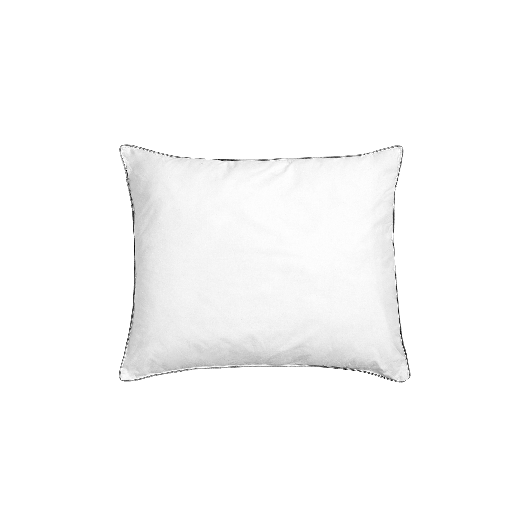 Beliani almohada de microfibra de perfil bajo 50 x 60 cm pelister