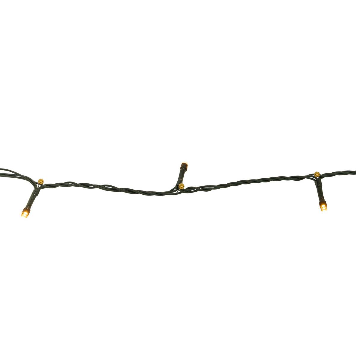 Guirlande lumineuse 200 LED 20m avec minuteur extérieur ambre fil transparent - Feeric Lights & Christmas - 4
