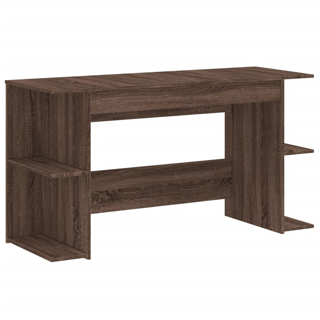 Bureau Table Poste De Travail Meuble D Ordinateur Informatique Tude Ch Ne X X Cm Bois