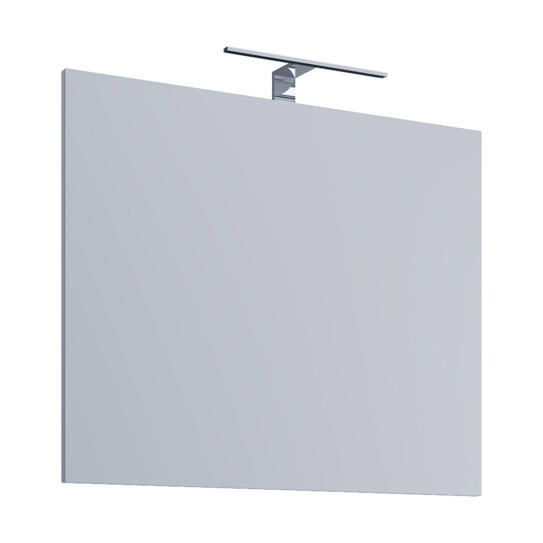 VCB2 lustro łazienkowe lustro 60 cm z oświetleniem, biały.